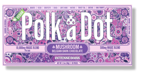 Polk-A-Dot Chocolate | 5 Grams | Intense Dark Chocolate Bar