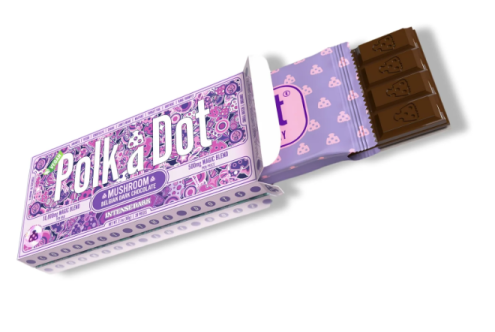 Polk-A-Dot Chocolate | 5 Grams | Intense Dark Chocolate Bar - Image 2