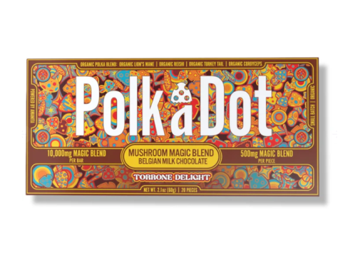 Polk-A-Dot Chocolate | 5 Grams | Torrone Delight Chocolate Bar